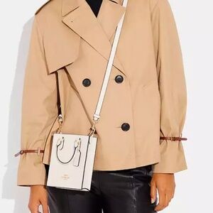 New🤍Coach White Mini Tote